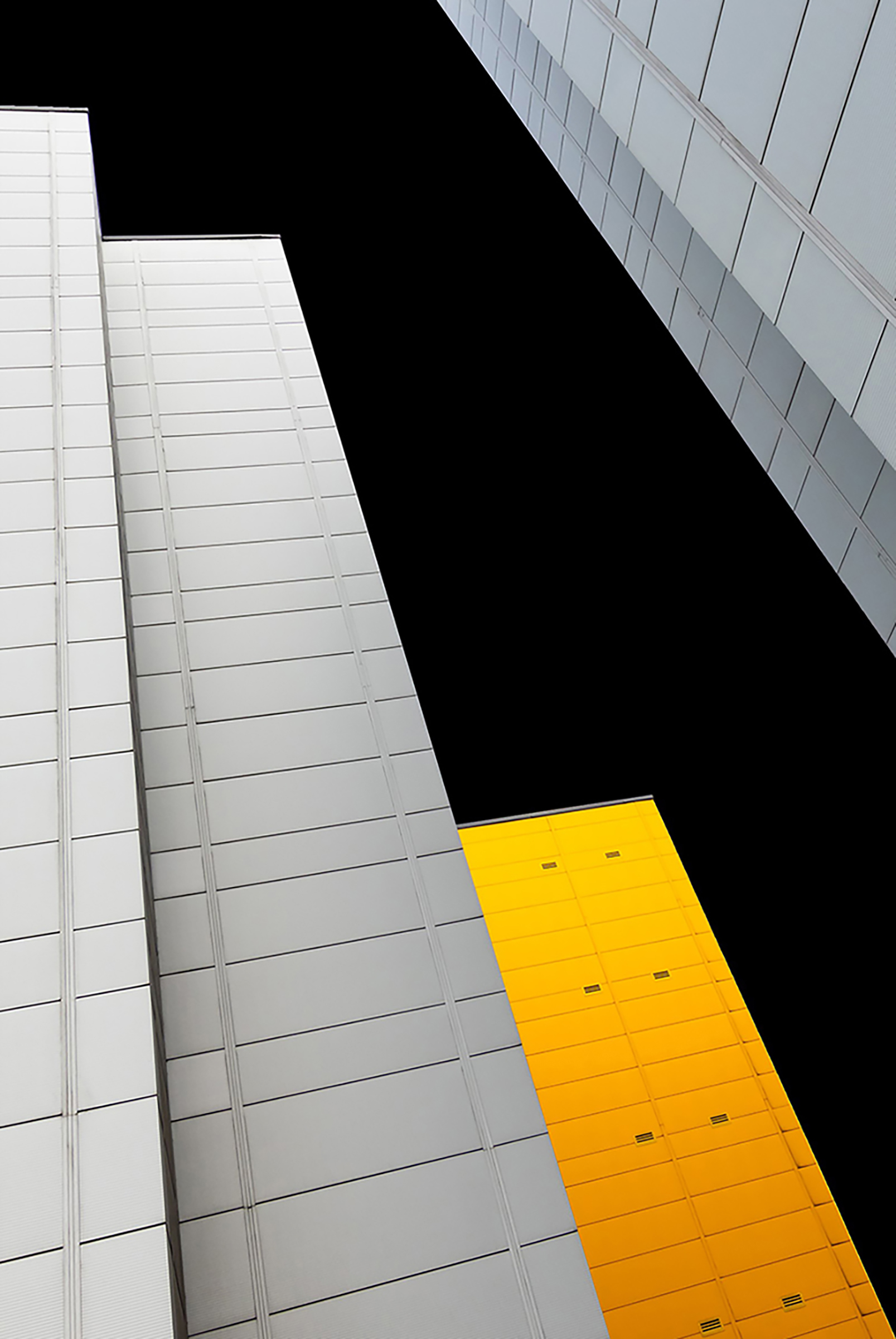 Concourse — architectural geometry reduced to colour, light and shape